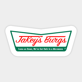 Jakey's Burgs (Krispy Kreme) Sticker